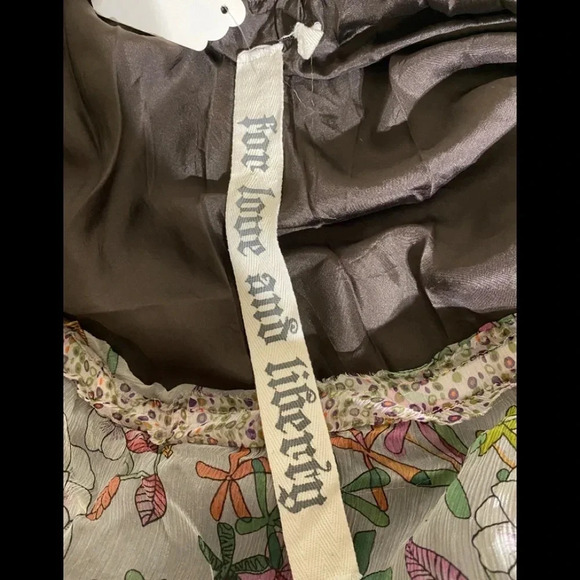 NWT For Love and Liberty 100% Silk Skirt - Picture 7 of 12